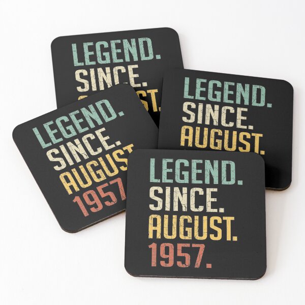 Item preview, Legend Since August 1957 63rd Birthday Gift 63 Years Old Vintage August 1957 designed and sold by Takatv.