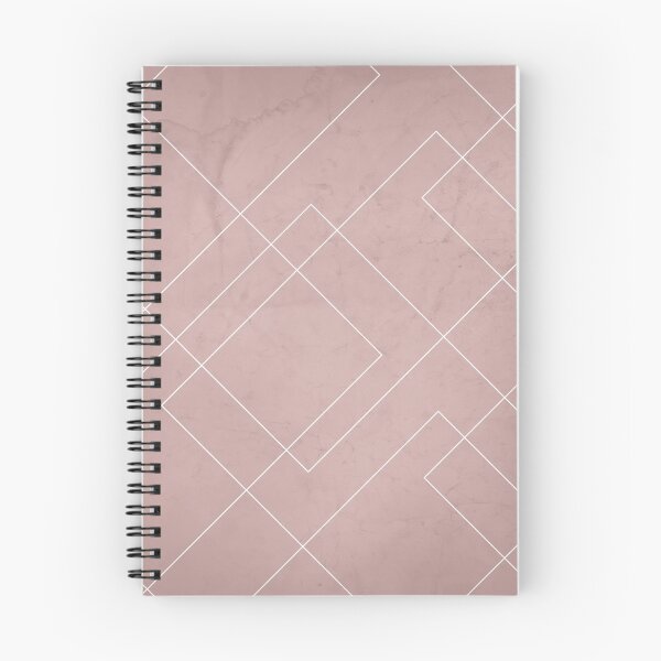 Item preview, Overlapping Diamond Lines on Shell Pink  designed and sold by simplydesignart.