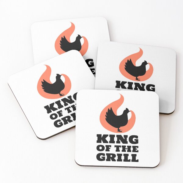 Item preview, King of the Grill Barbecue Chicken Black designed and sold by quoteology.
