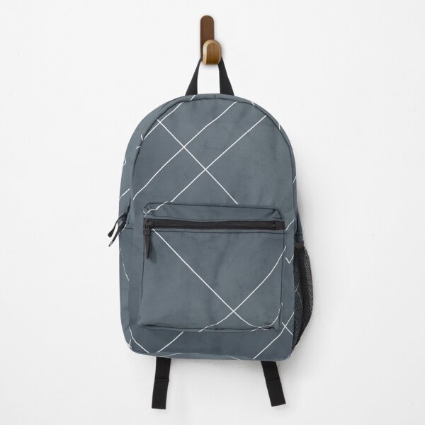 Item preview, Overlapping Diamond Lines on Peninsula Blue designed and sold by simplydesignart.