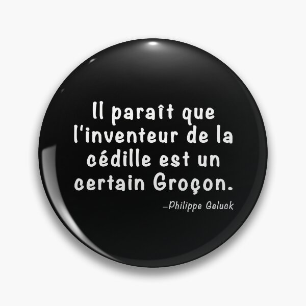 Item preview, Quote from Philippe Geluck - "It seems that ..." designed and sold by Garisp44.
