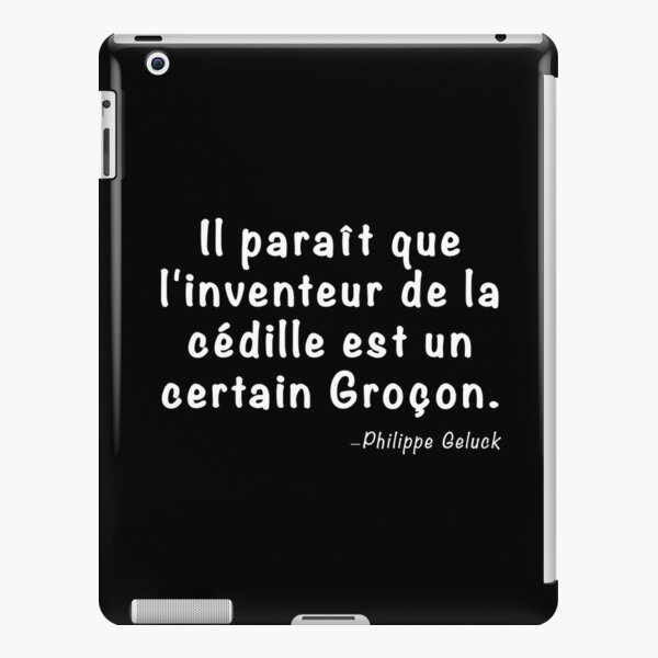 When I Say That My Wealth Is Inside I Mean That My Money Is In A Safe Philippe Geluck Ipad Case Skin By Zamshop972 Redbubble