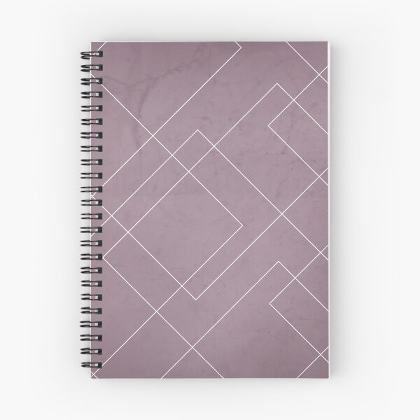 Item preview, Overlapping Diamond Lines on Musk Mauve designed and sold by simplydesignart.