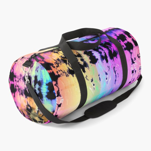 Rainbow Shibori Duffle Bag