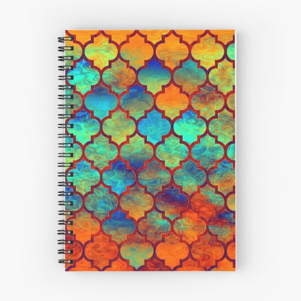 Item preview, Mermaid scale Moroccan cell pattern designed and sold by Red Witch Art.
