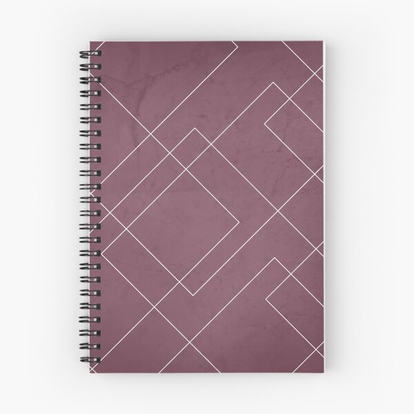 Item preview, Overlapping Diamond Lines on Mulberry designed and sold by simplydesignart.