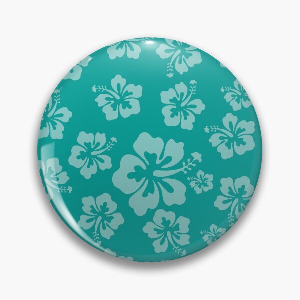 Item preview, Tropical Teal Hibiscus Flower Floral Pattern Hawaiian Print designed and sold by pcreations.