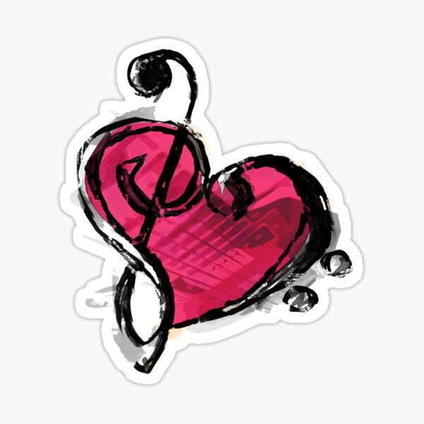 "Music Lover" Sticker for Sale by Beachhead Redbubble
