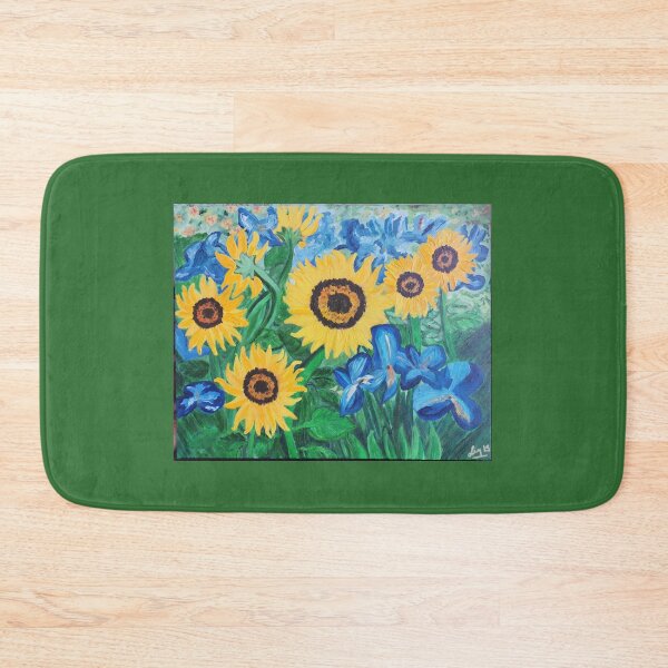 Item preview, Sunflowers and irises  designed and sold by Lea Nasnas.