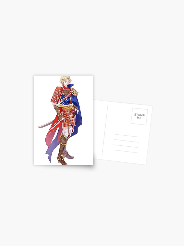 Anime fantasy Ukraine girl with flag Stock Illustration | Adobe Stock
