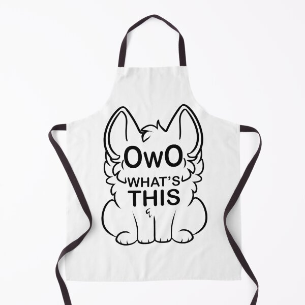 Item preview, OwO What's This? - black text designed and sold by 8Bit-Paws.