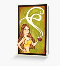 Cappucino Greeting Card