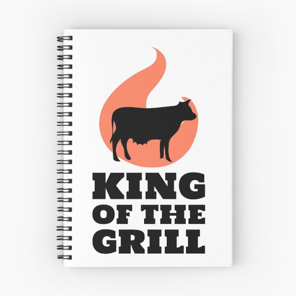 Item preview, King of the Grill Barbecue Beef Cow Black designed and sold by quoteology.