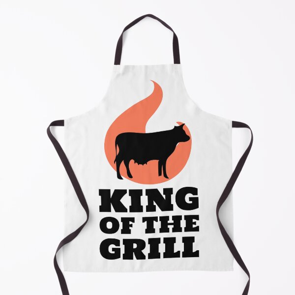 Item preview, King of the Grill Barbecue Beef Cow Black designed and sold by quoteology.