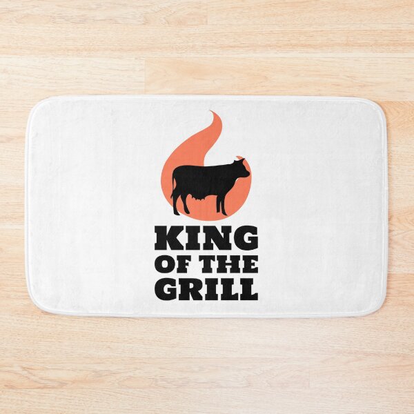 Item preview, King of the Grill Barbecue Beef Cow Black designed and sold by quoteology.