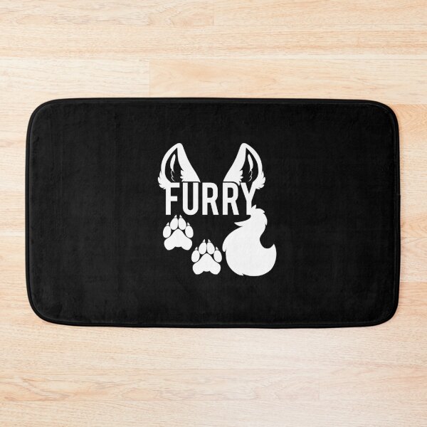 Item preview, FURRY -white text- designed and sold by 8Bit-Paws.