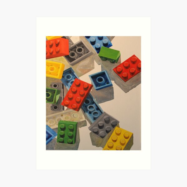 LEGO 4 Art Print