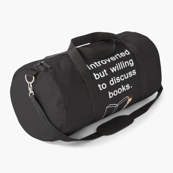 Item preview, Introverted but Willing to Discuss Books Dark Background designed and sold by AmbroseAnn.