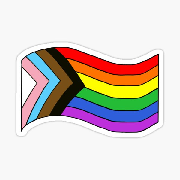 Progress flag Sticker