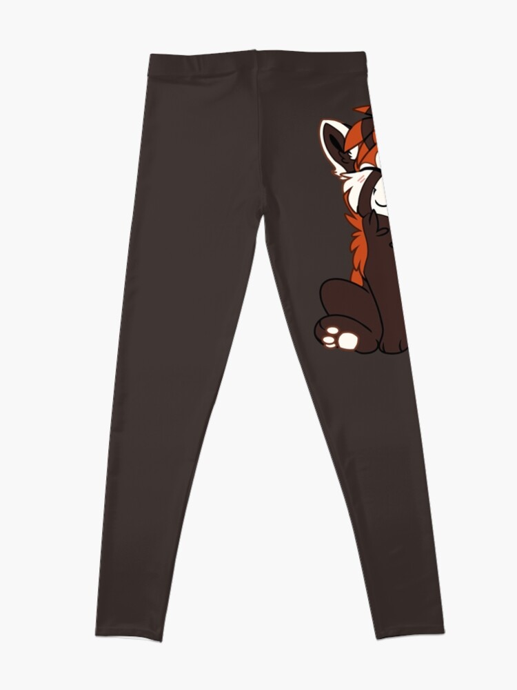Alternate view of Cute Chibi Red Panda Leggings