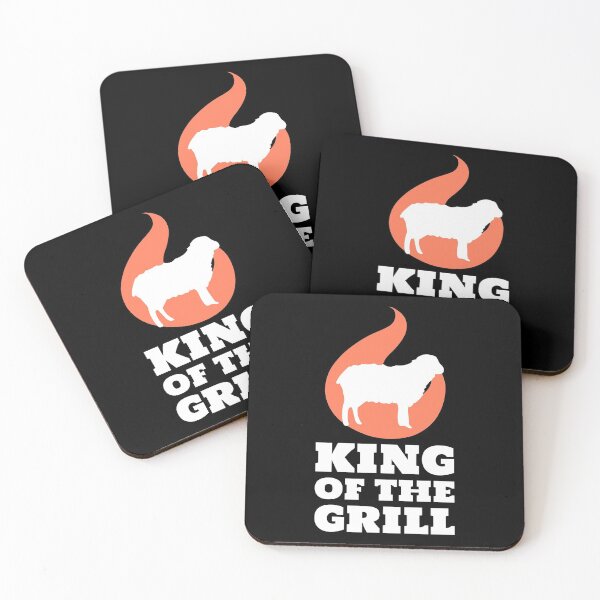 Item preview, King of the Grill Barbecue Lamb Chops White designed and sold by quoteology.