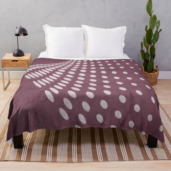 Item preview, Halftone Flowing Swerve in Mulberry designed and sold by simplydesignart.