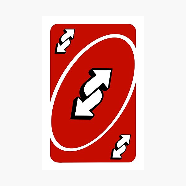 Red Uno Reverse Card PNG Picture