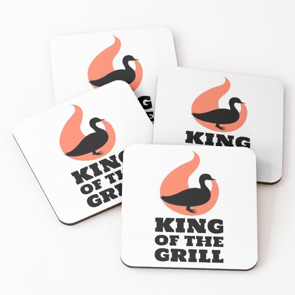Item preview, King of the Grill Barbecue Duck Black designed and sold by quoteology.
