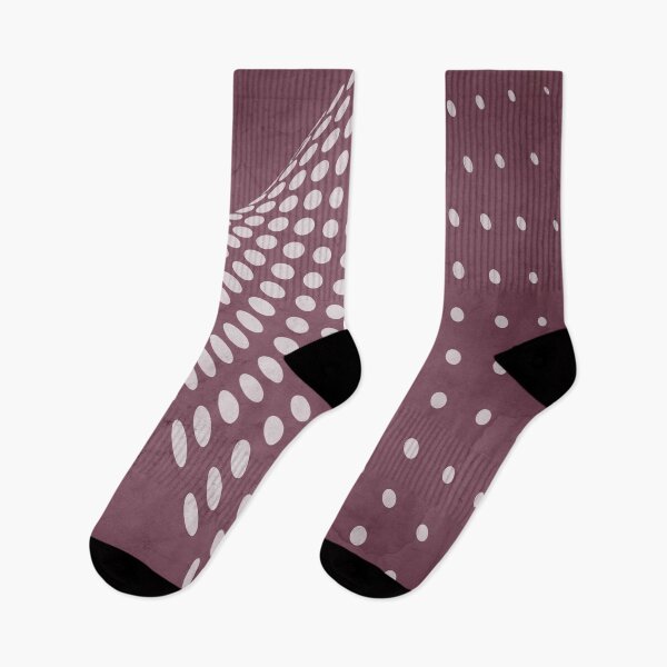 Item preview, Halftone Flowing Swerve in Mulberry designed and sold by simplydesignart.