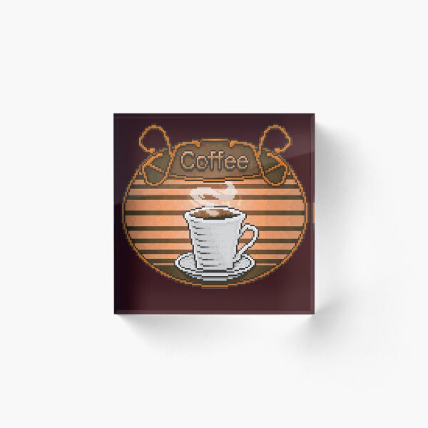 Comfy Coffee Sign Acrylic Block