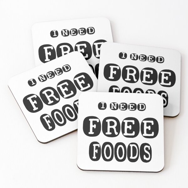 Item preview, I need Free Foods Text Art Design designed and sold by Aldrin Capco.