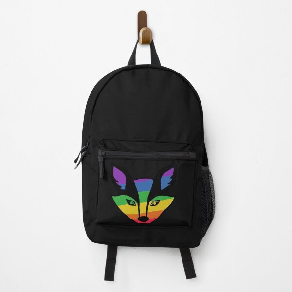 Item preview, RAINBOW FOX (Black Background) designed and sold by Sustainably Wylde.