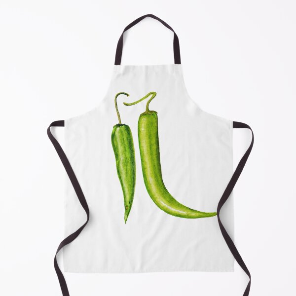 Item preview, Two hot green jalapeno peppers designed and sold by AsyaTury.