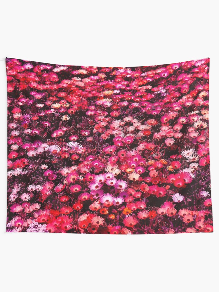 Alternate view of Spring Garden Field of Blooms Floral Print Tapestry