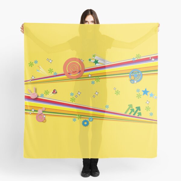 Yellow Inaba Flowers Persona 4 Scarf