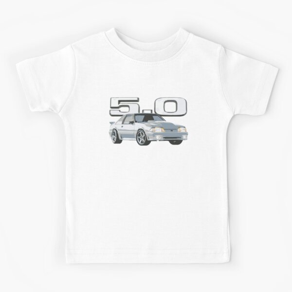Mustang GT 5.0L V8 Fox Body EE. UU. Camiseta para niños