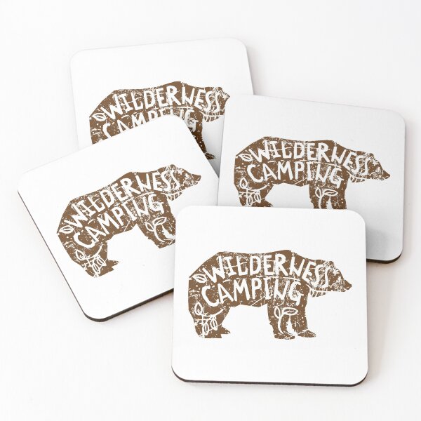 Item preview, Wilderness Camping T-shirt, Bear T-Shirt, Men's Graphic T Shirts, Mens Tshirt,  designed and sold by Gianvivi.