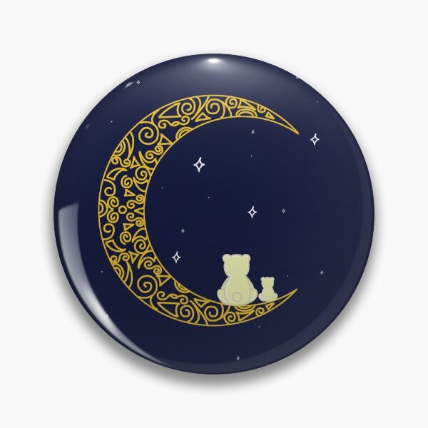 Item preview, Crescent moon polar bear designed and sold by galax-C.