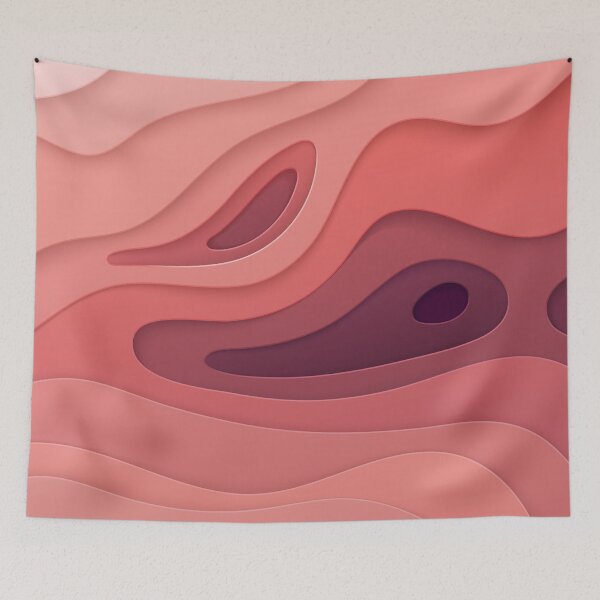 Item preview, 3D Wavy Papercut designed and sold by Vector Scout Lab.