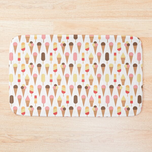 Item preview, Pink ice creams and popsicles on white designed and sold by natalyon.