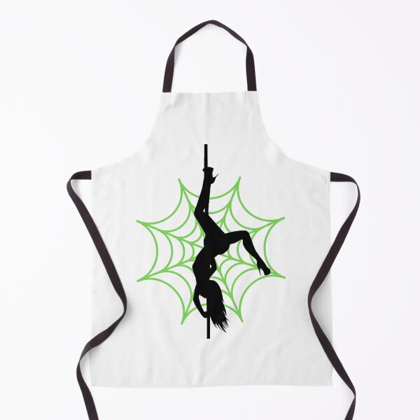 Aperçu de l'œuvre Toile d'araignée d'Halloween Pole Dancer Vert créée et vendue par PoleUnicorn.