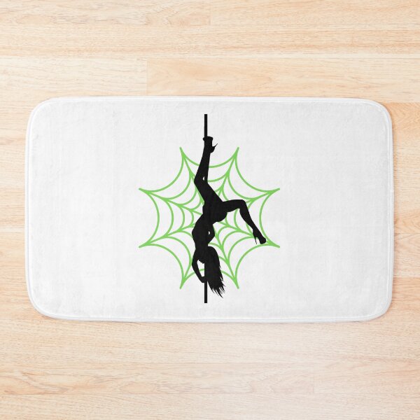 Aperçu de l'œuvre Toile d'araignée d'Halloween Pole Dancer Vert créée et vendue par PoleUnicorn.