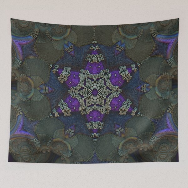 Item preview, Purple Star Fractal designed and sold by Manafold.