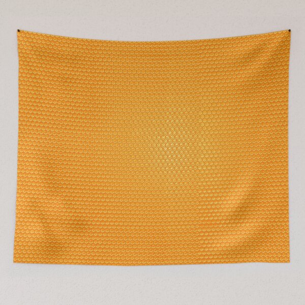 Item preview, Orange Tang Flavor Hexagonal Bubblewrap Pattern designed and sold by Michael Cotto.