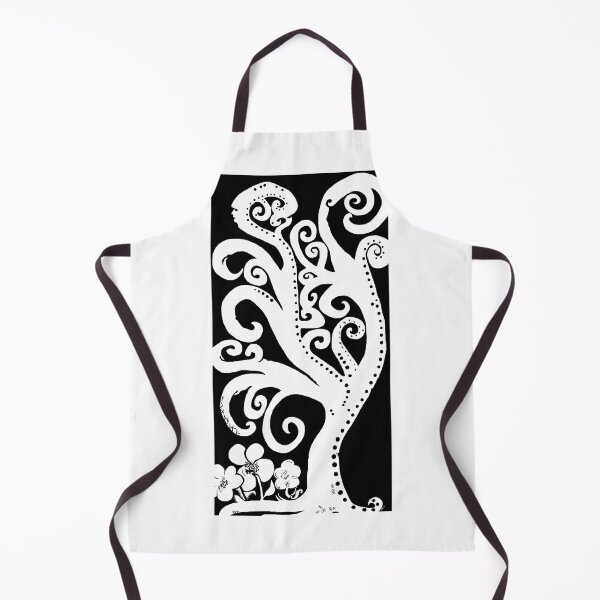 Item preview, Twisting and Twirling Tree in Black and White designed and sold by EloiseArt.