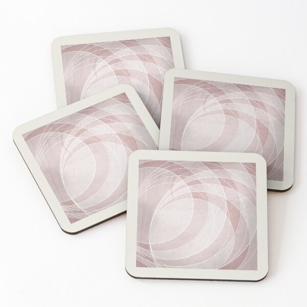 Item preview, Orbiting Circle Design in Shell Pink designed and sold by simplydesignart.