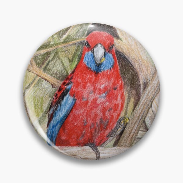 Item preview, Morning Tea: Crimson rosella designed and sold by Aakheperure.