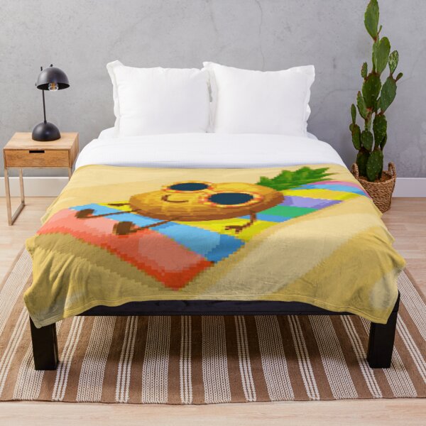 Item preview, Pixelated Sunbathing Pineapple designed and sold by HopeDetour.