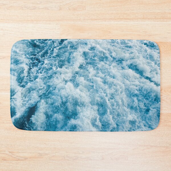 Item preview, Whitewater River Rapids Blue Abstract designed and sold by Amy Mitchell.