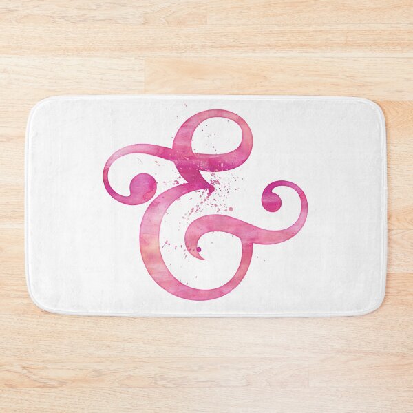 Item preview, Ampersand Pink Watercolor designed and sold by junkydotcom.